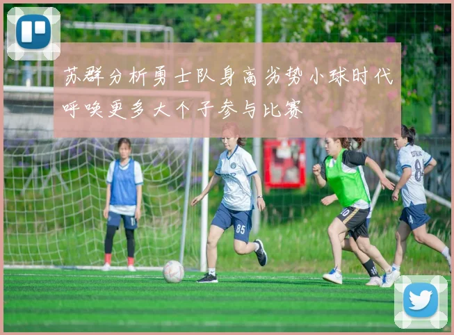 苏群分析勇士队身高劣势小球时代呼唤更多大个子参与比赛