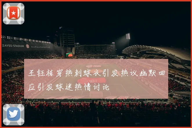 王钰栋穿热刺球衣引发热议幽默回应引发球迷热情讨论