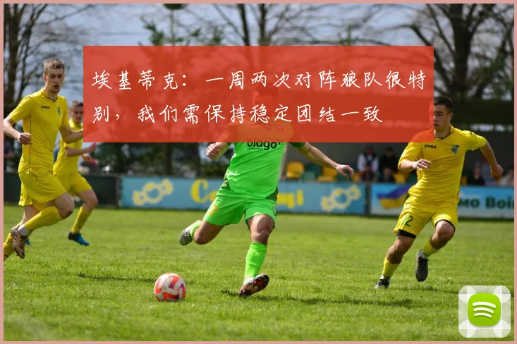 埃基蒂克：一周两次对阵狼队很特别，我们需保持稳定团结一致